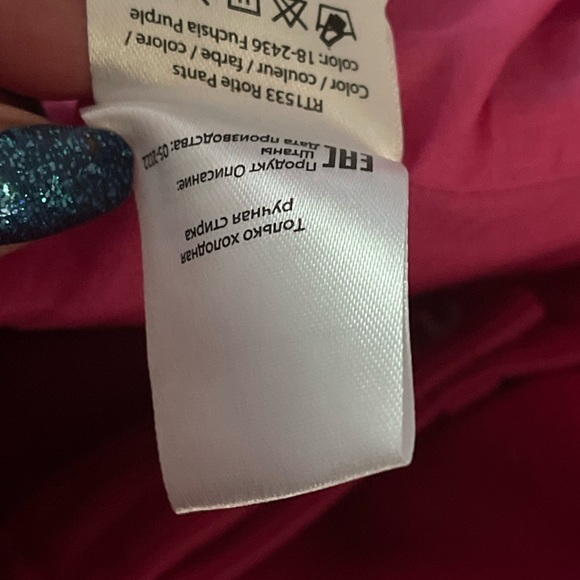 ROTATE Birger Christensen 'Rotie' Monogram Faux Leather Pink Pants 4 Bin 300 - Picture 11 of 16